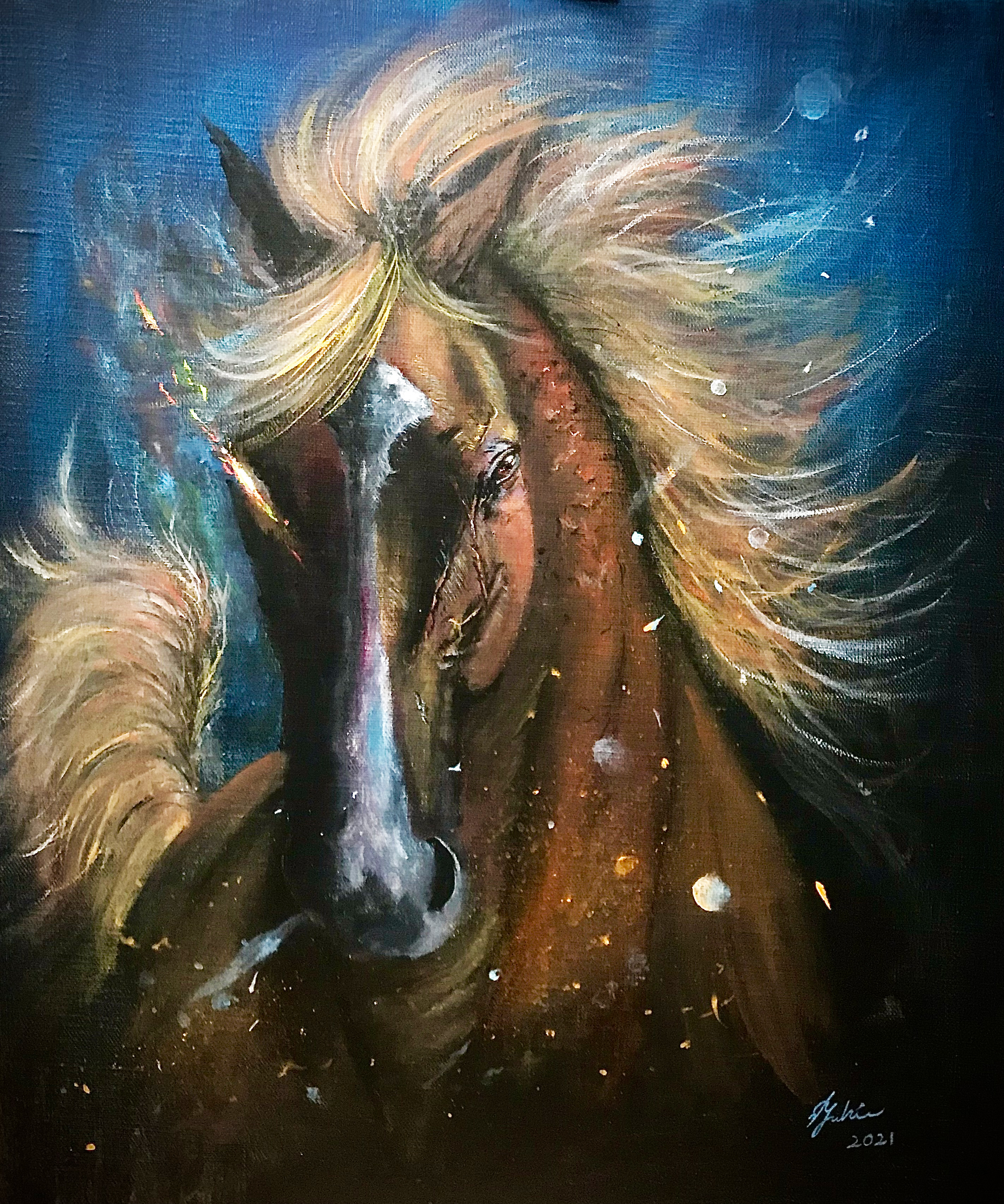 オルフェーヴル号肖像画