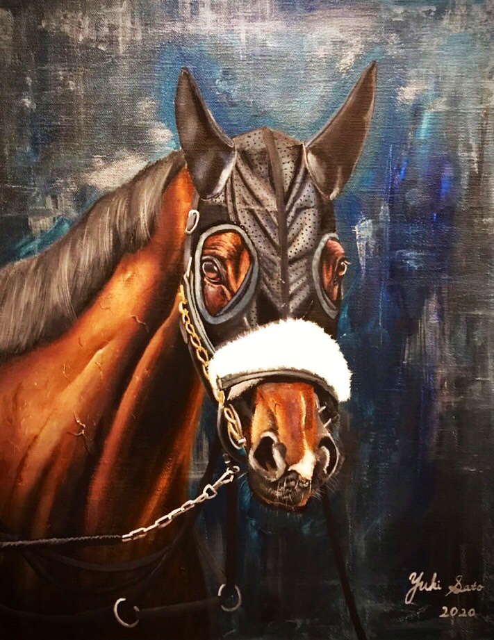 アーモンドアイ号肖像画