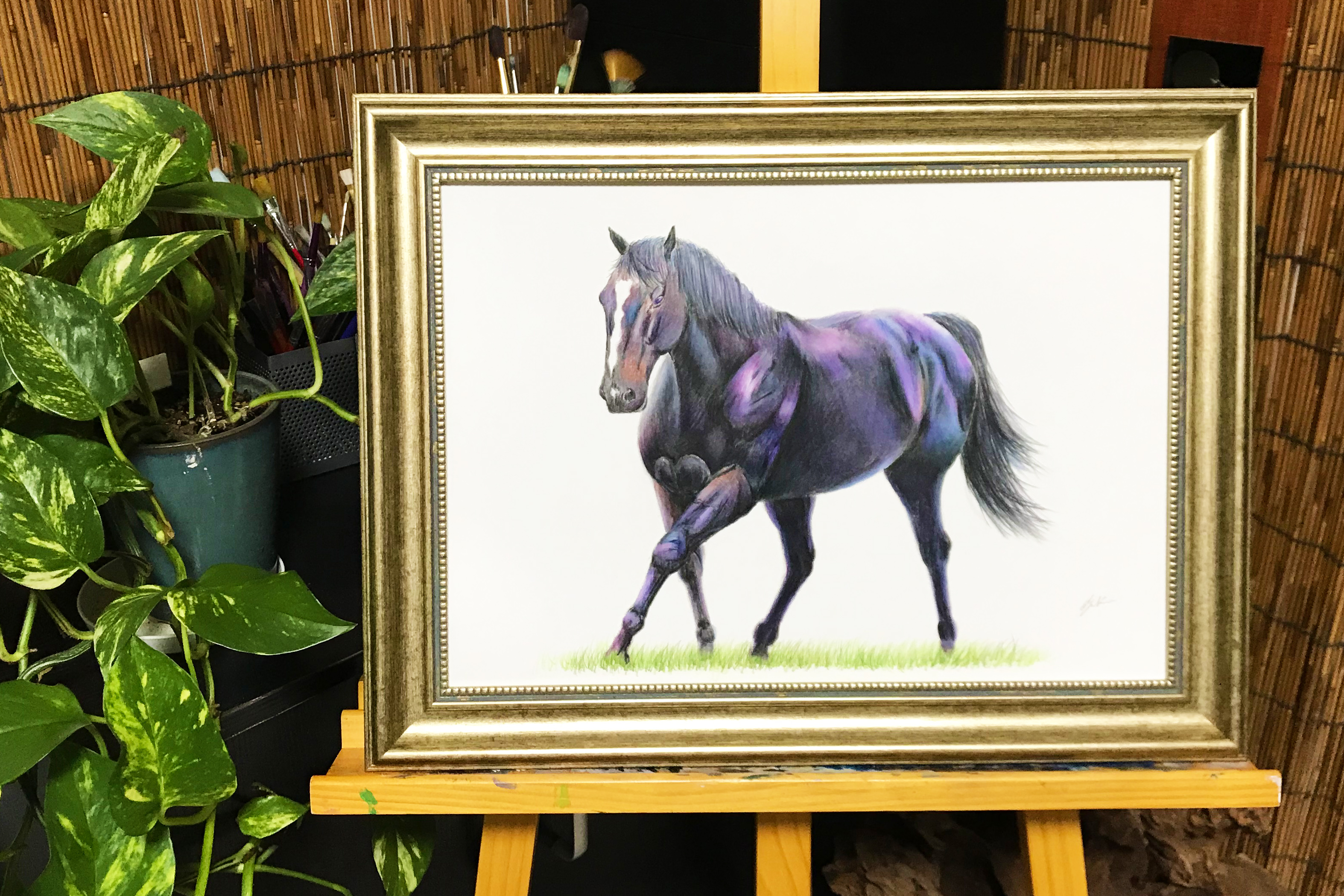 スペシャルウィーク号肖像画全体写真